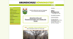 Desktop Screenshot of grundschule-buenningstedt.de